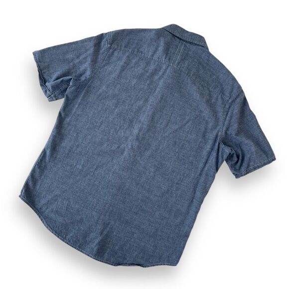 St. John's Bay Chambray Short Sleeve Men's Button-up Shirt Outfitters Sz Lrg EUC - Picture 6 of 7